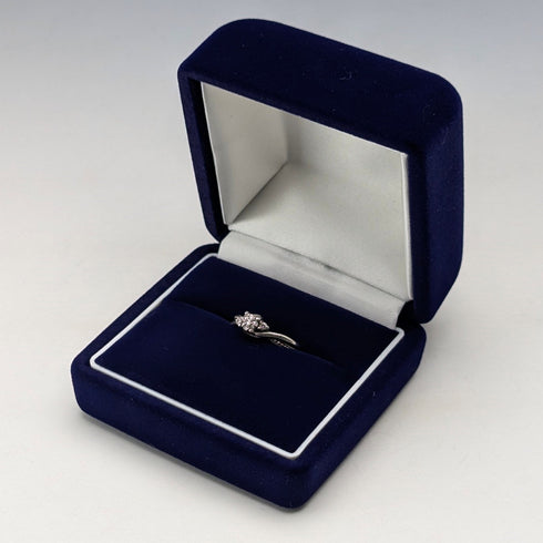 英國復古珠寶氧化鋯純銀戒指(9號)戒指